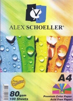 Alex Schoeller A4 80g 10 Renk 100 Yaprak (ALX-779) Fotokopi Kağıdı kullananlar yorumlar